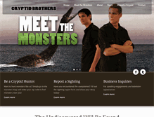 Tablet Screenshot of cryptidbrothers.com